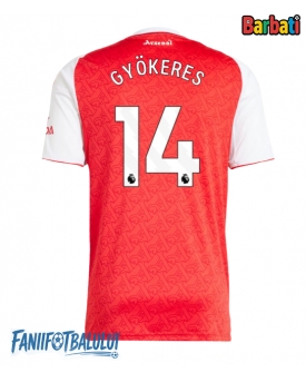 Arsenal Viktor Gyokeres #14 Tricou Fotbal Replică 2025-26 Barbati Acasa